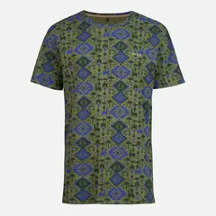 HAKA HONU - Polera Hombre Llámalo Print Verde
