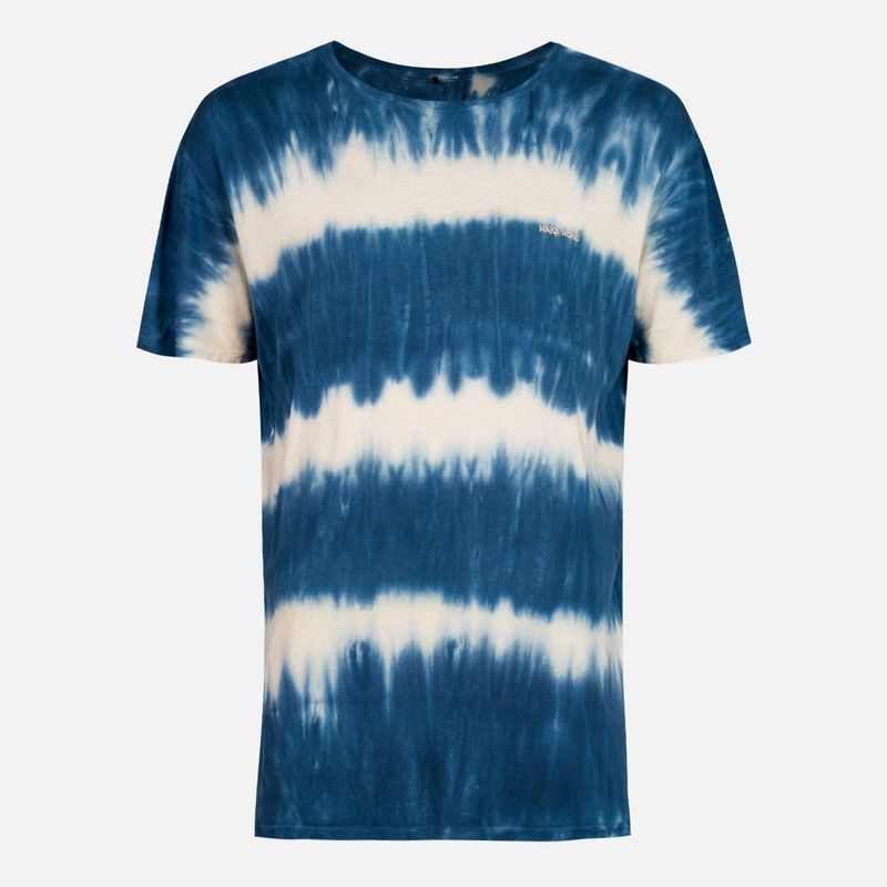 HAKA HONU - Polera Hombre Mamboo Azul Haka Honu