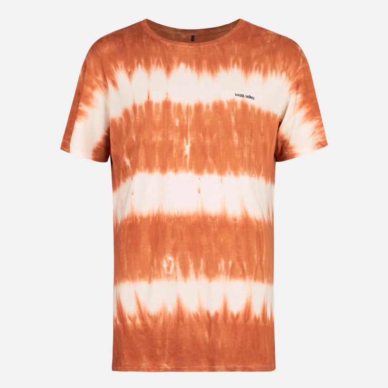 HAKA HONU - Polera Hombre Mamboo Terracota Haka Honu