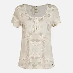 HAKA HONU - Polera Mujer Mamboo Crudo