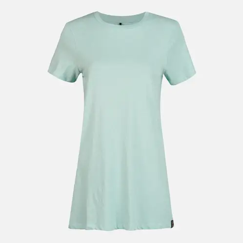 HAKA HONU - Polera Mujer Natural Celeste Claro