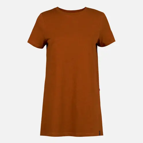 HAKA HONU - Polera Mujer Natural Terracota