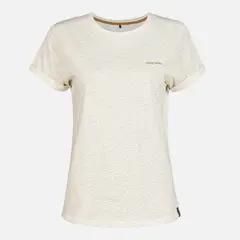 HAKA HONU - Polera Mujer Oleaje Print Crudo Haka Honu.