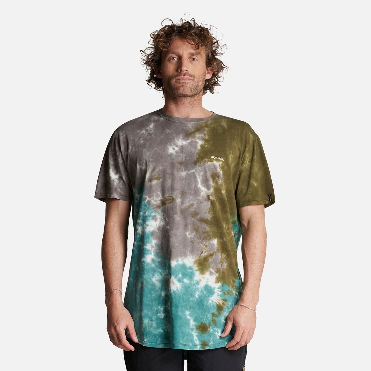 HAKA HONU - Polera Hombre Rastro Gris Oscuro Haka Honu