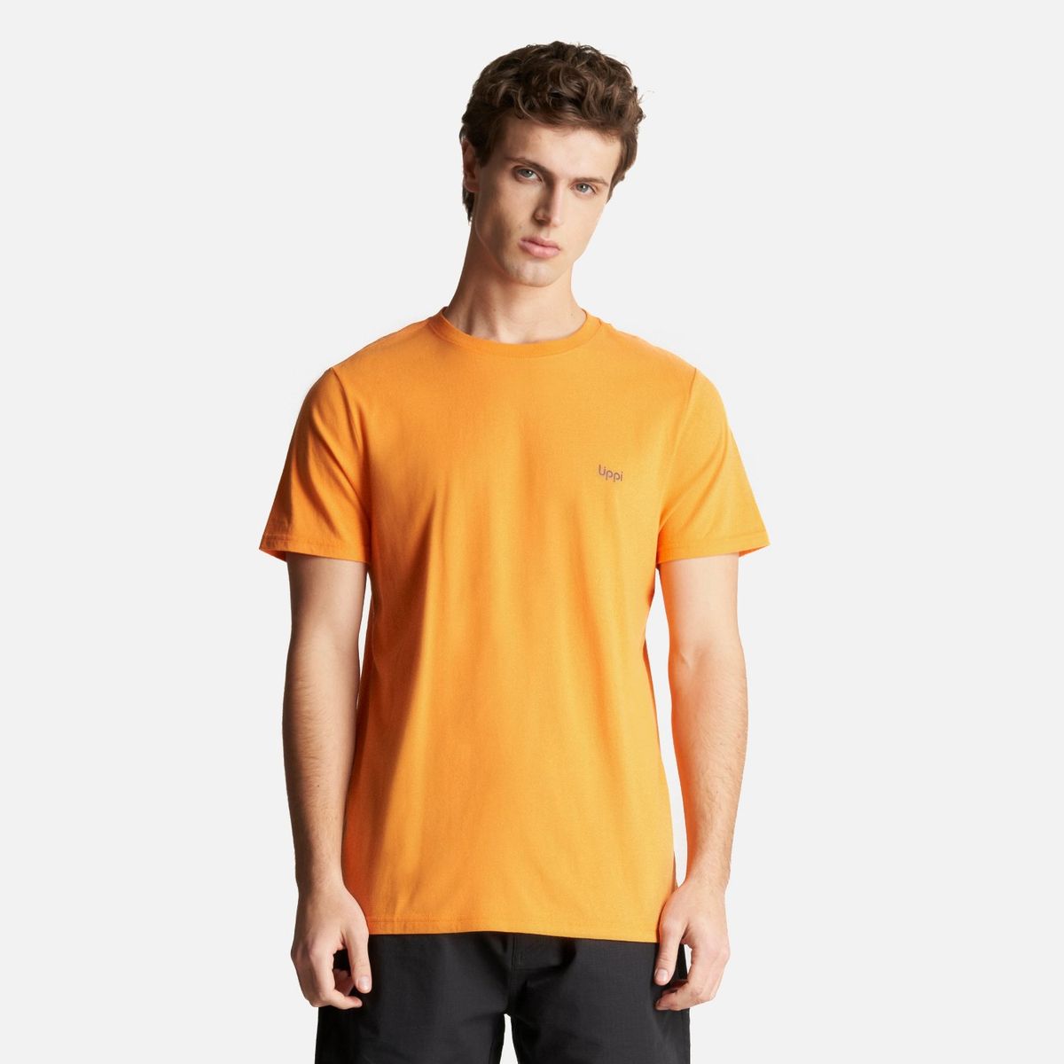 LIPPI - Polera Hombre Andes Forest T-Shirt Mandarina Lippi