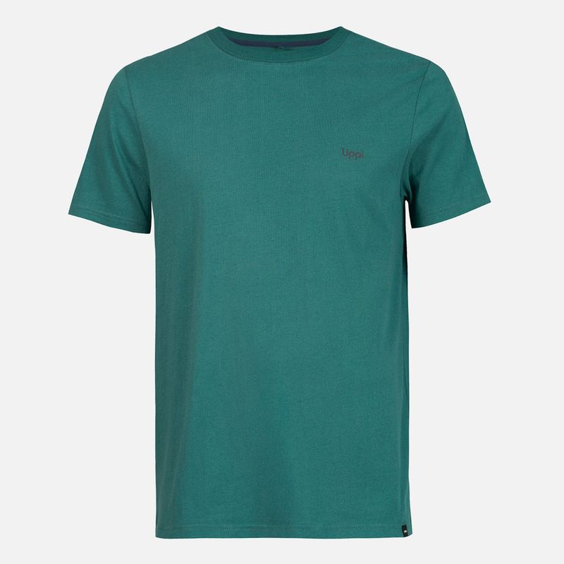 LIPPI - Polera Hombre Andes Old Climbing T-Shirt Verde Bosque Lippi