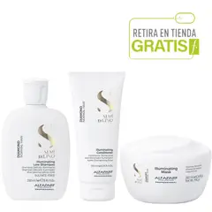 ALFAPARF MILANO - ALFAPARF Kit Shampoo, Acondicionador y Mascara Diamond Iluminador