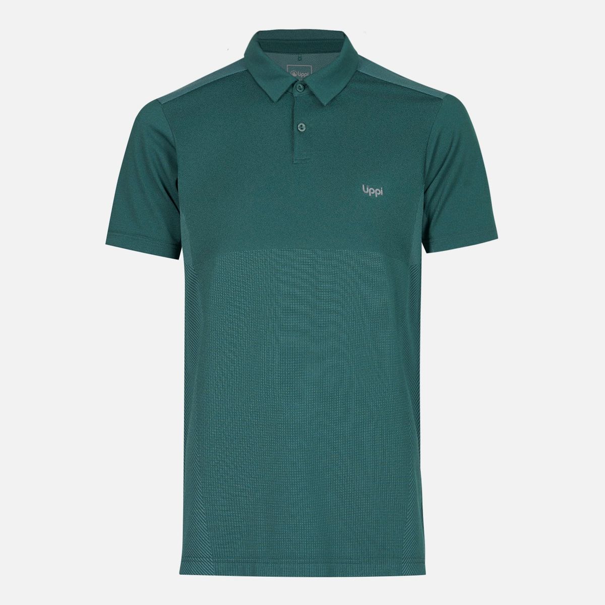 LIPPI - Polera Hombre B-Classic Seamless Polo Melange Turquesa Lippi