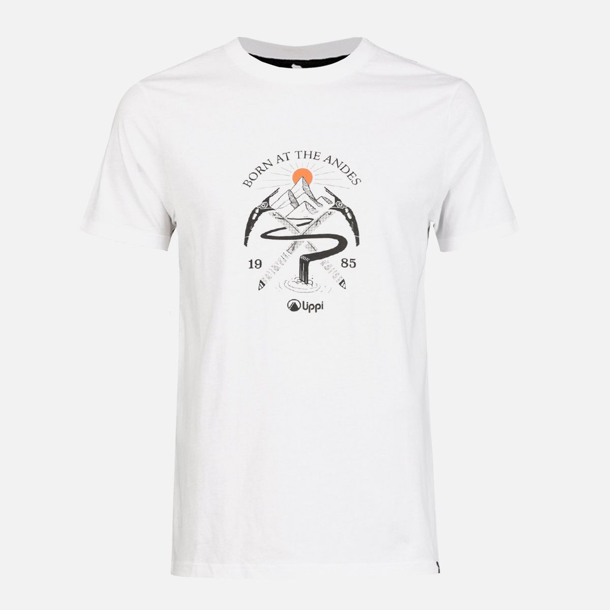 LIPPI - Polera Hombre Classic Piolet T-Shirt Blanco Lippi