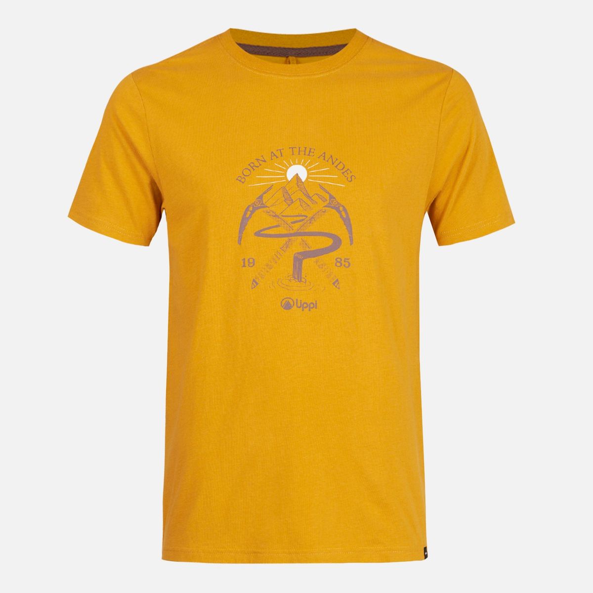 LIPPI - Polera Hombre Classic Piolet T-Shirt Mostaza Lippi