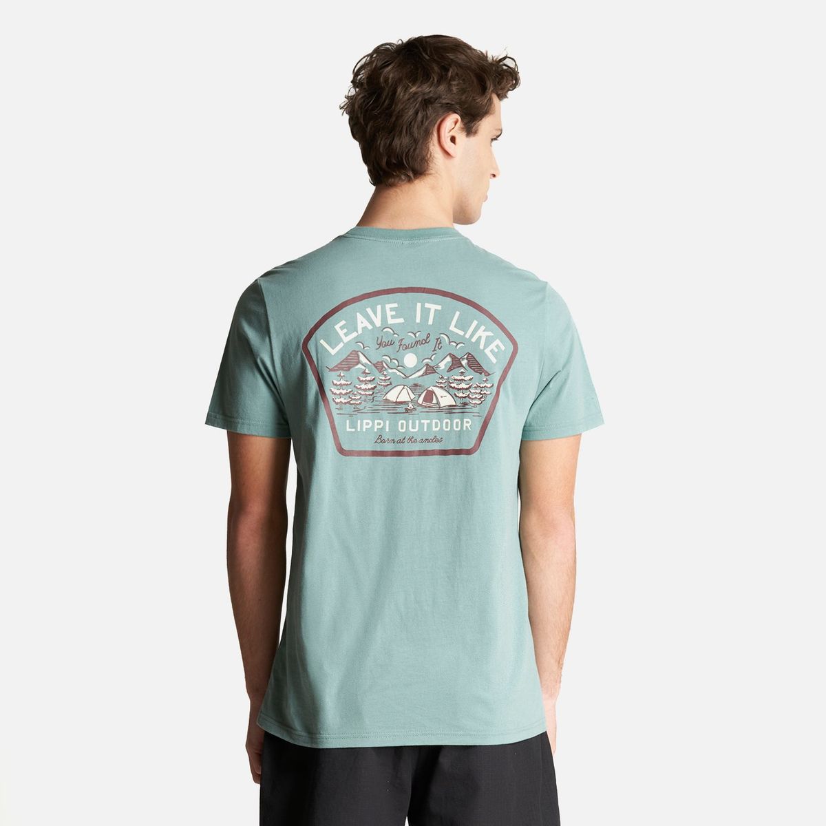 LIPPI - Polera Hombre Fire Place T-Shirt Jade Lippi