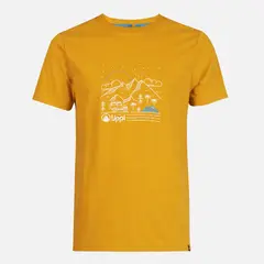 LIPPI - Polera Hombre Night Camp T-Shirt Mostaza