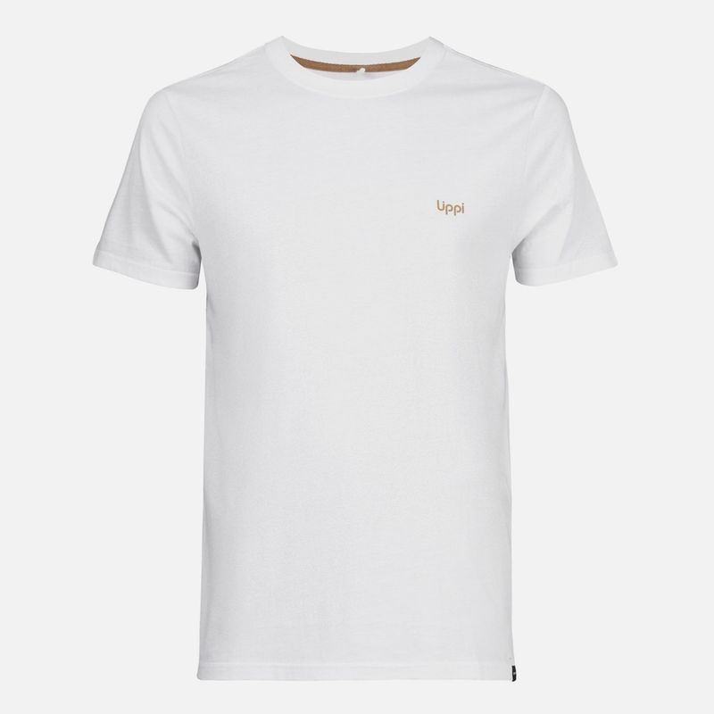 LIPPI - Polera Hombre Ulmo Cotton UV-Stop T-Shirt Blanco Lippi