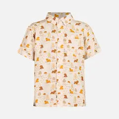 LIPPI - Camisa Niño Cliff Shirt Print Beige