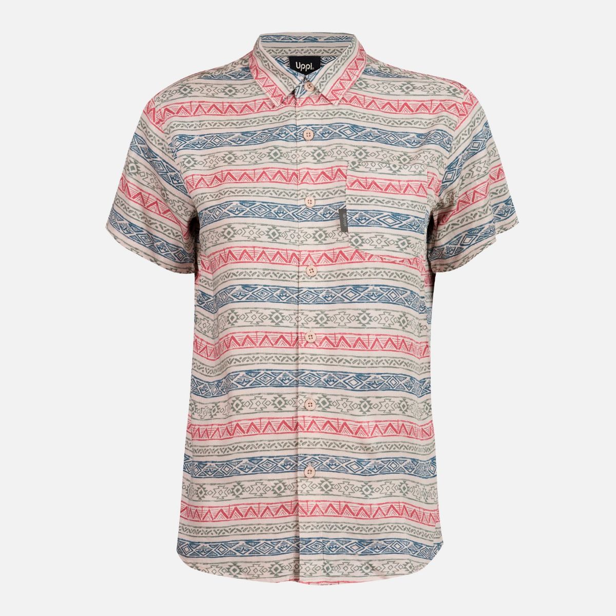 LIPPI - Camisa Teen Boy Cliff Shirt Print Crudo Lippi
