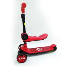 ROYAL BABY - Scooter 089M 2 en 1 Rojo