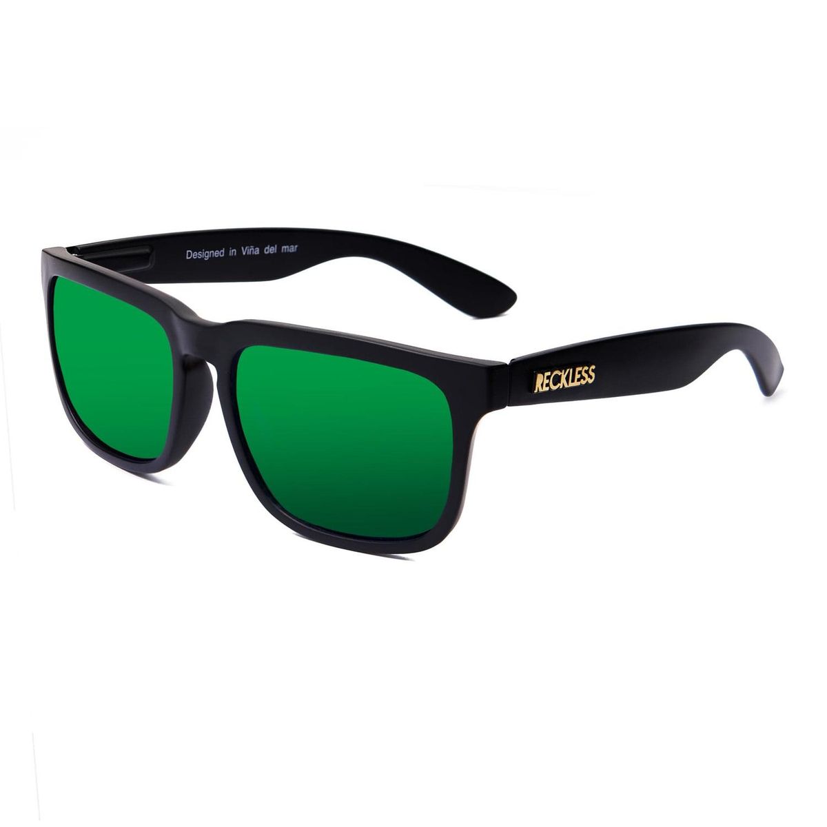 RECKLESS - Lentes de Sol Reckless Rocket V2 Black/Green uv 400