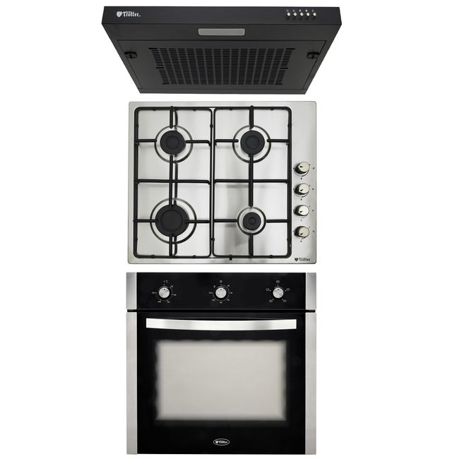 ALBIN TROTTER - Kit Horno Harburg + Encimera Eko Gas licuado + Campana Essential 601 N21