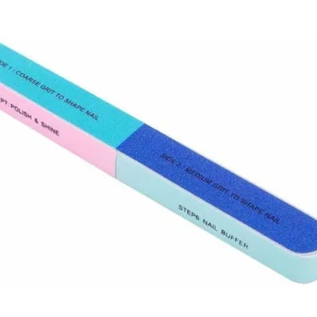 GENERICO - Limas De Uñas 7 Pasos Para Limar/pulir Y Dar Brillo