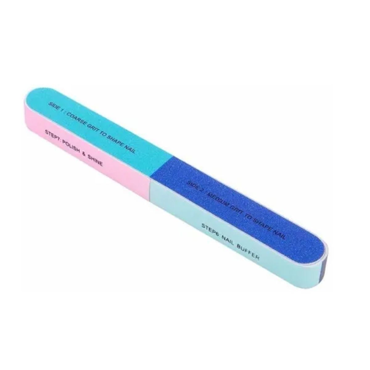 GENERICO - Limas De Uñas 7 Pasos Para Limar/pulir Y Dar Brillo