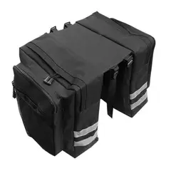 IMPORTCLICK - Bolso Bicicleta Organizador Tela 70x30x12 CM Negro - Negro