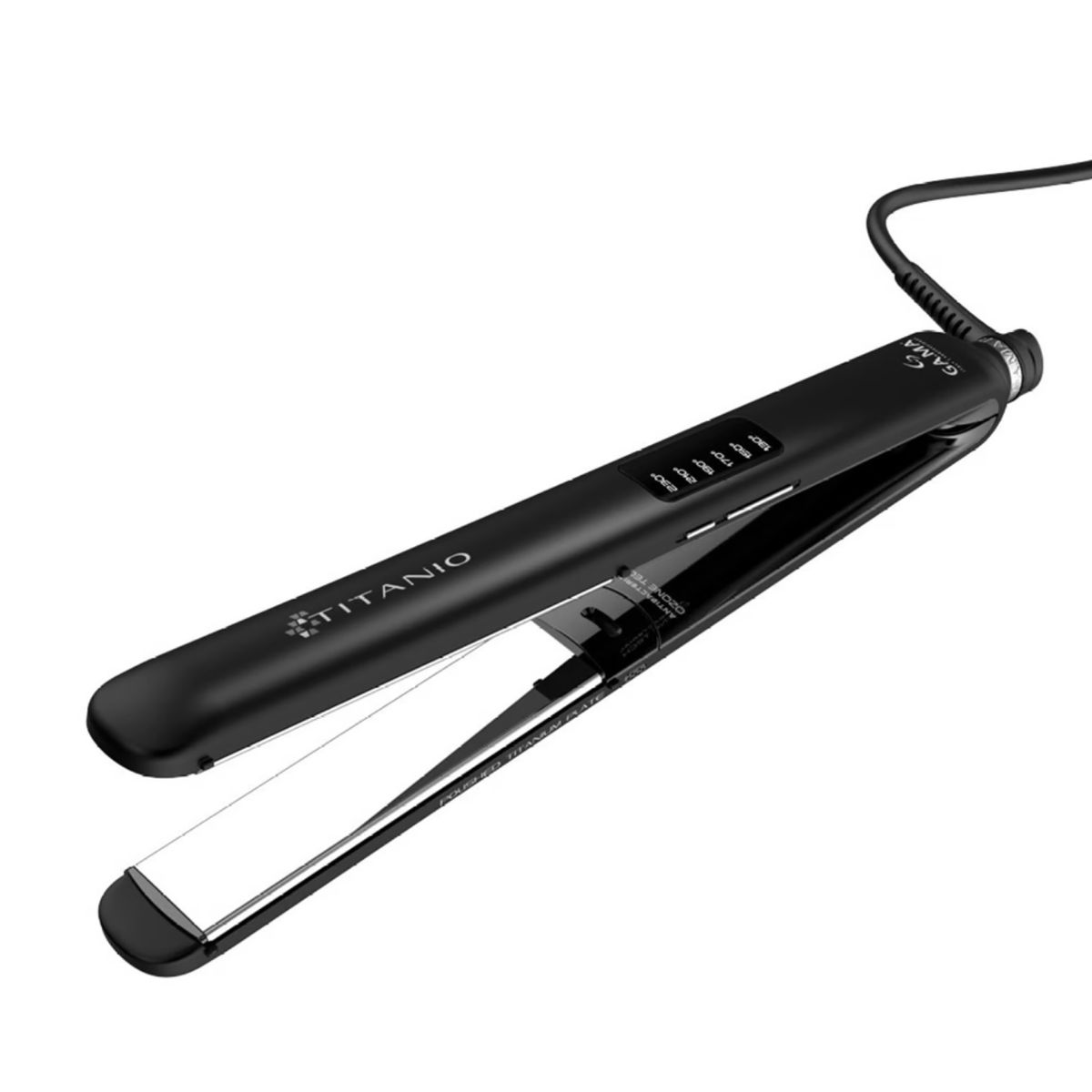 GAMA - Plancha Alisadora CP14 Titanio Led 4D Triple Ozone Ion Emission