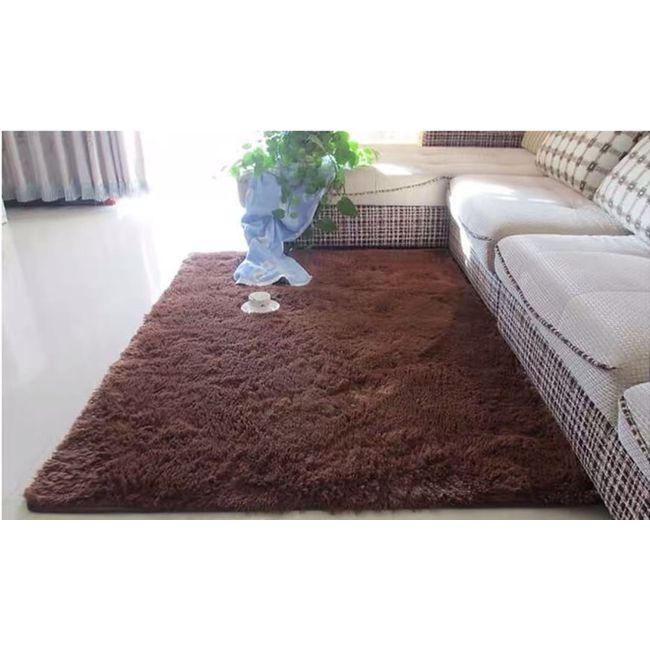 GENERICO - Alfombra Peluda 200x240 cm Antideslizante