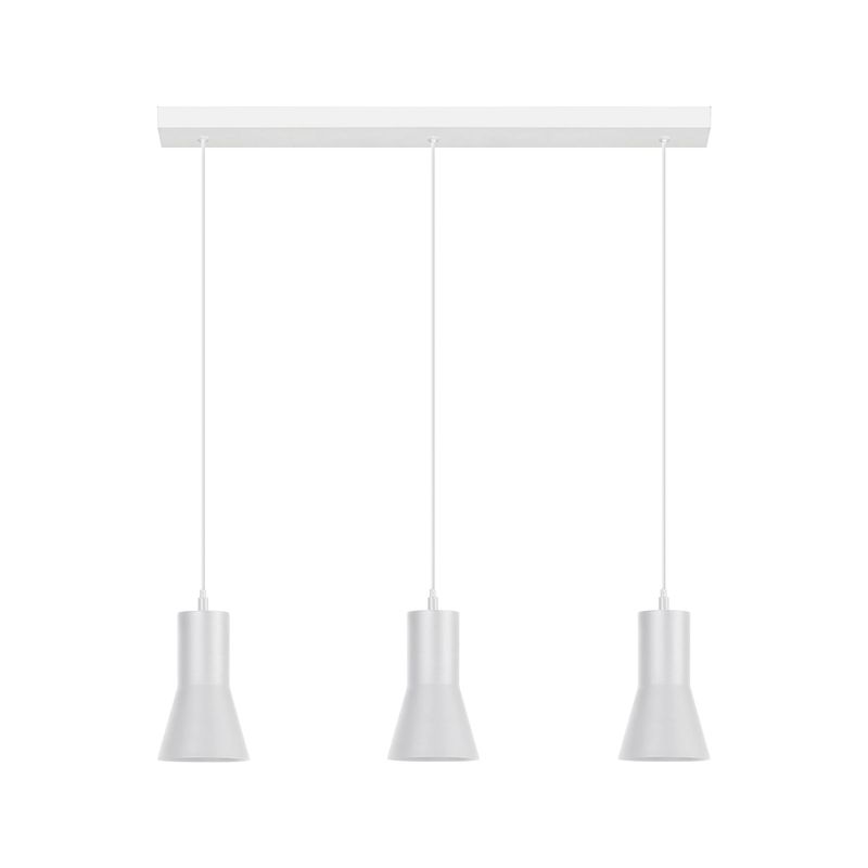 LED STUDIO - LÁMPARA COLGANTE LED STUDIO CANADÁ TRIPLE SIN AMP GU10 BLNCA