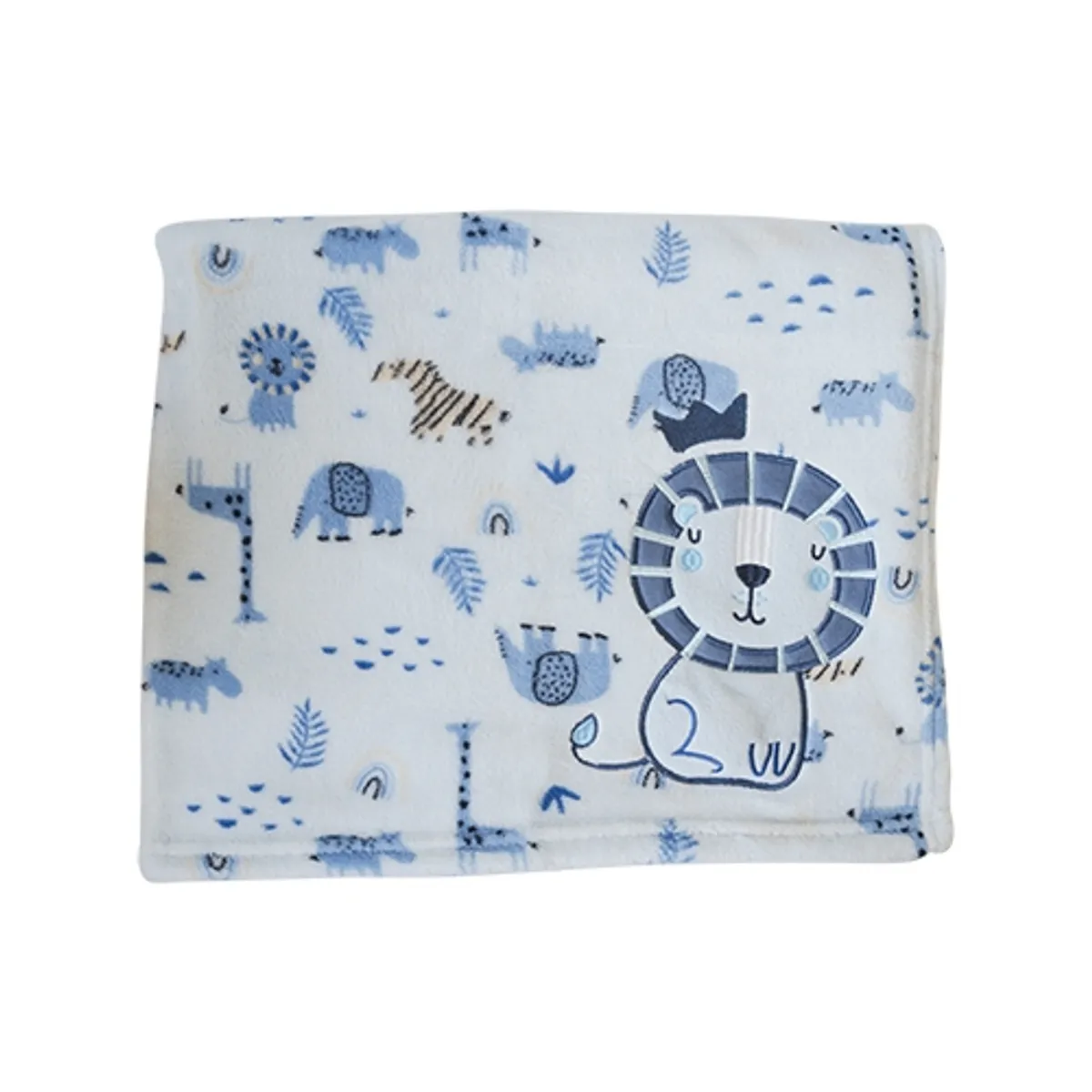 PUMUCKI - Manta Extra Suave León Celeste Niño  Pumucki