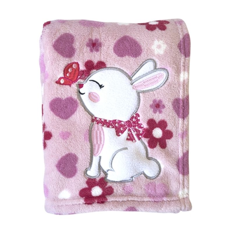 PUMUCKI - Manta Extra Suave Coneja Fucsia Niña Pumucki