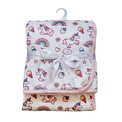 Imagen 2 del producto Manta Sherpa Unicornio Rosado Niña