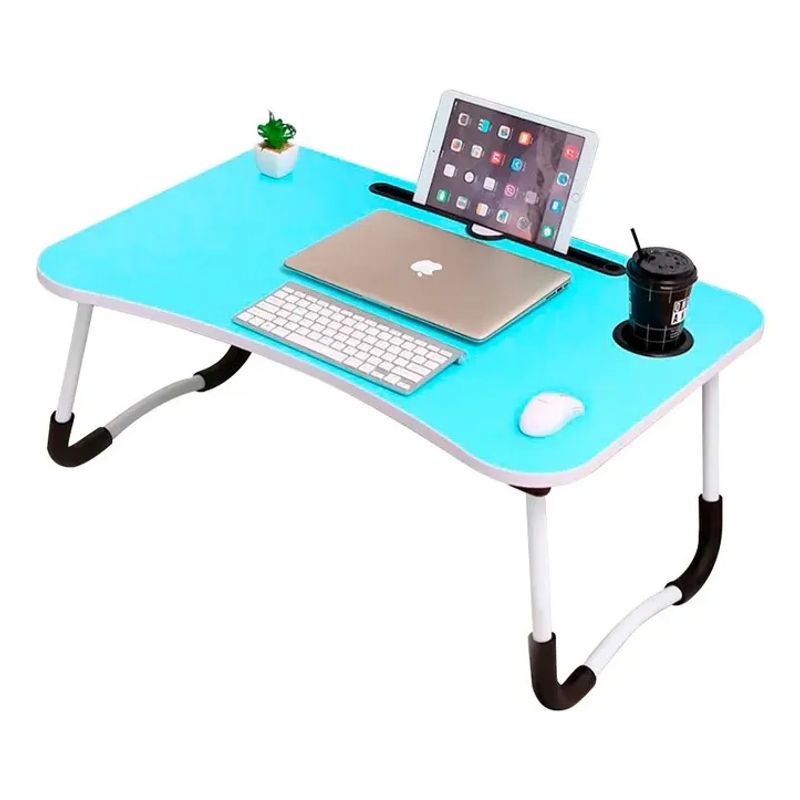 GENERICO - Mesa Notebook Tablet Cama Sofa 60x40cm Plegable + Portavaso 262103518