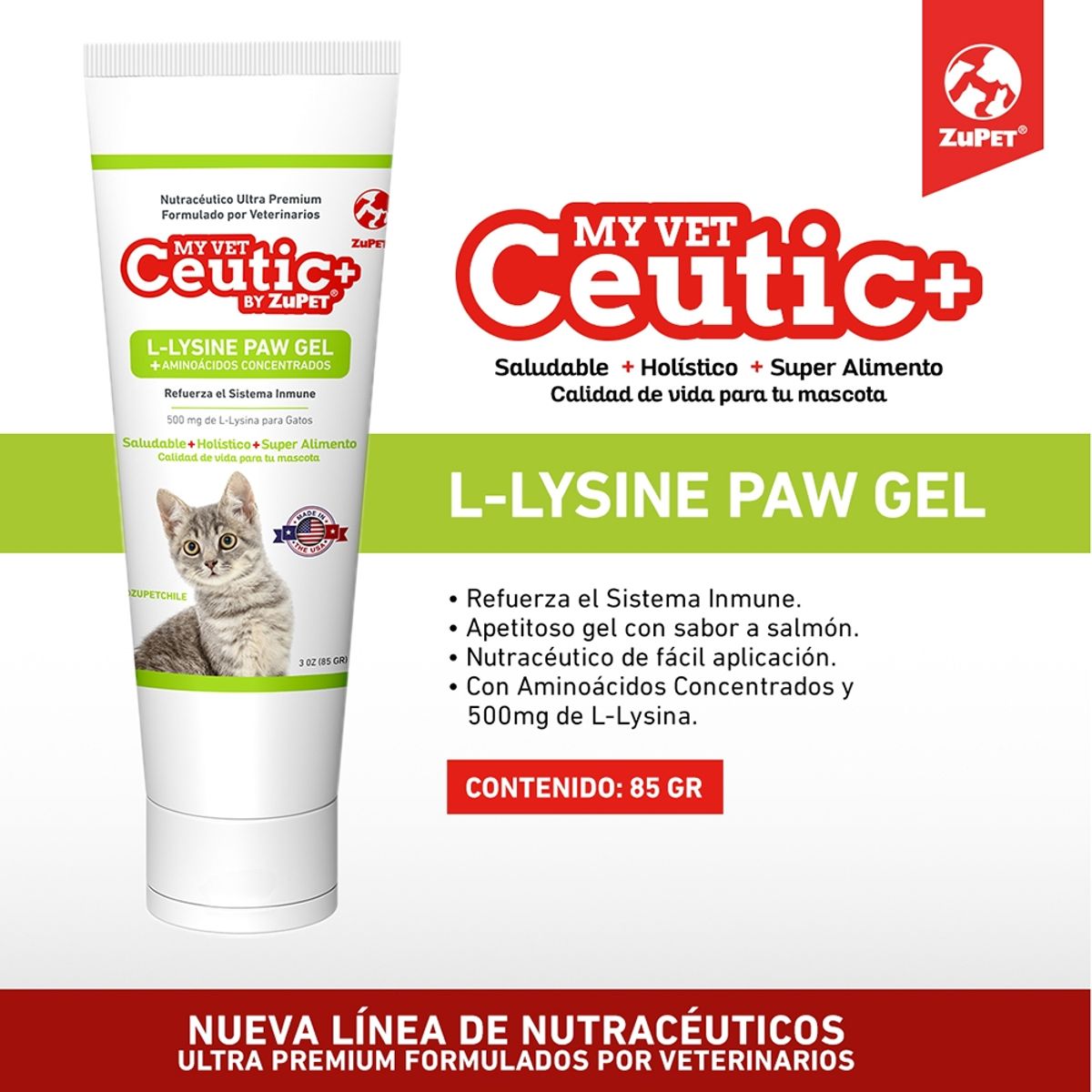 GENERICO - Suplemento en gel para Gatos -REFUERZA EL SISTEMA INMUNE