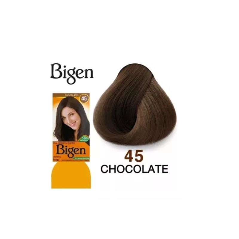 GENERICO - Bigen Tintura para cejas y cabello tono 45 Chocolate