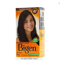 GENERICO - Bigen Tintura para cejas y cabello tono 47 Castaño Oscuro