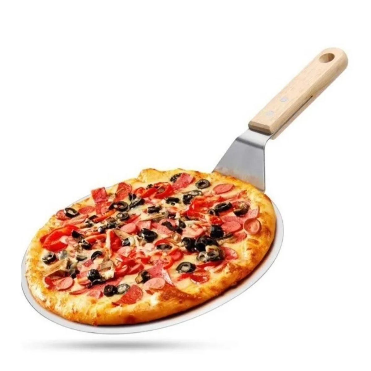 GENERICO - Pala para Pizzas 30 cm Acero Inoxidable