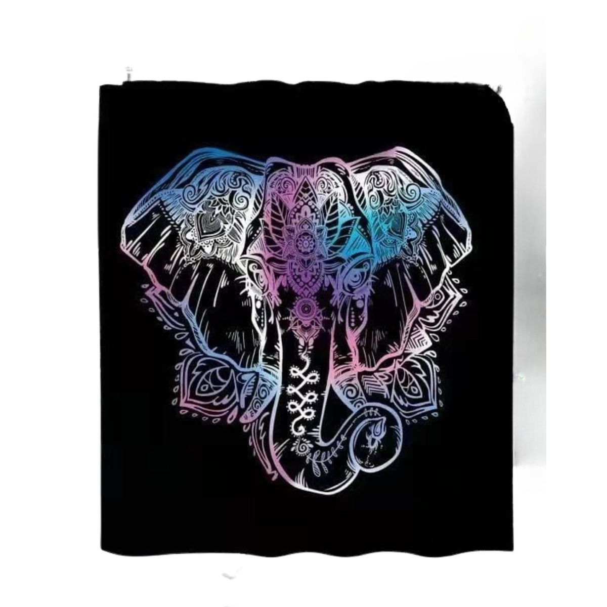 GENERICO - Cortina de Baño de tela mas Forro de ducha impermeable