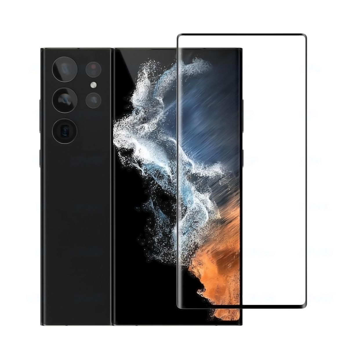 GENERICO - Lamina Vidrio Para Samsung S23 Ultra Pack X2