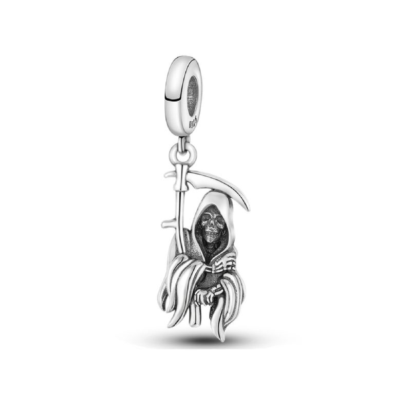 SILVER HEART - Charm Ángel de la Muerte en Plata Fina 925 SILVER HEART