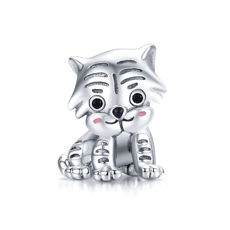 SILVER HEART - Charm Tigre Cachorro en Plata Fina 925 SILVER HEART