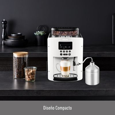 Imagen 2 del producto Cafetera Espresso Full Auto Display Blanca + Lechero