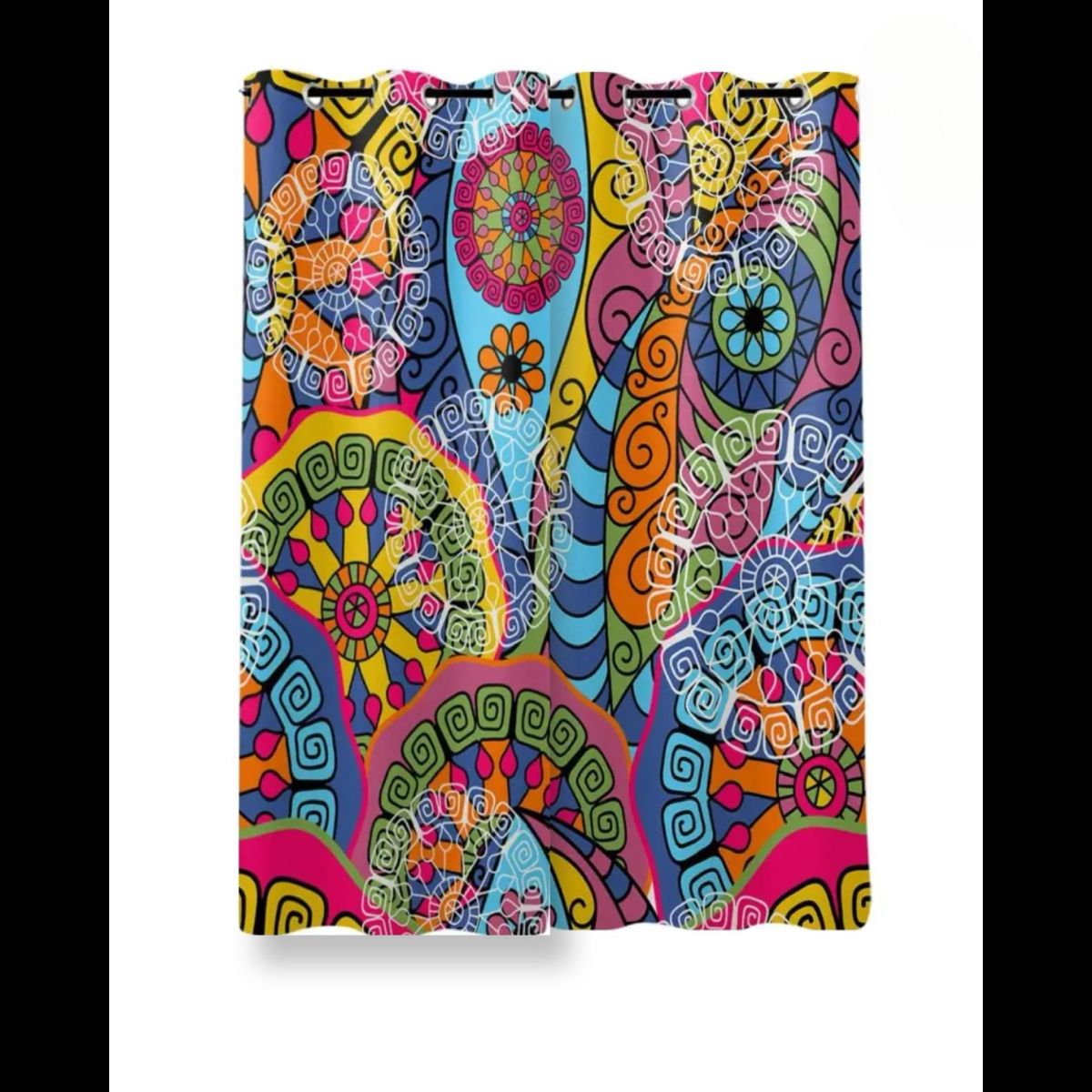 GENERICO - Cortina de Baño de tela mas FORRO Impermeable