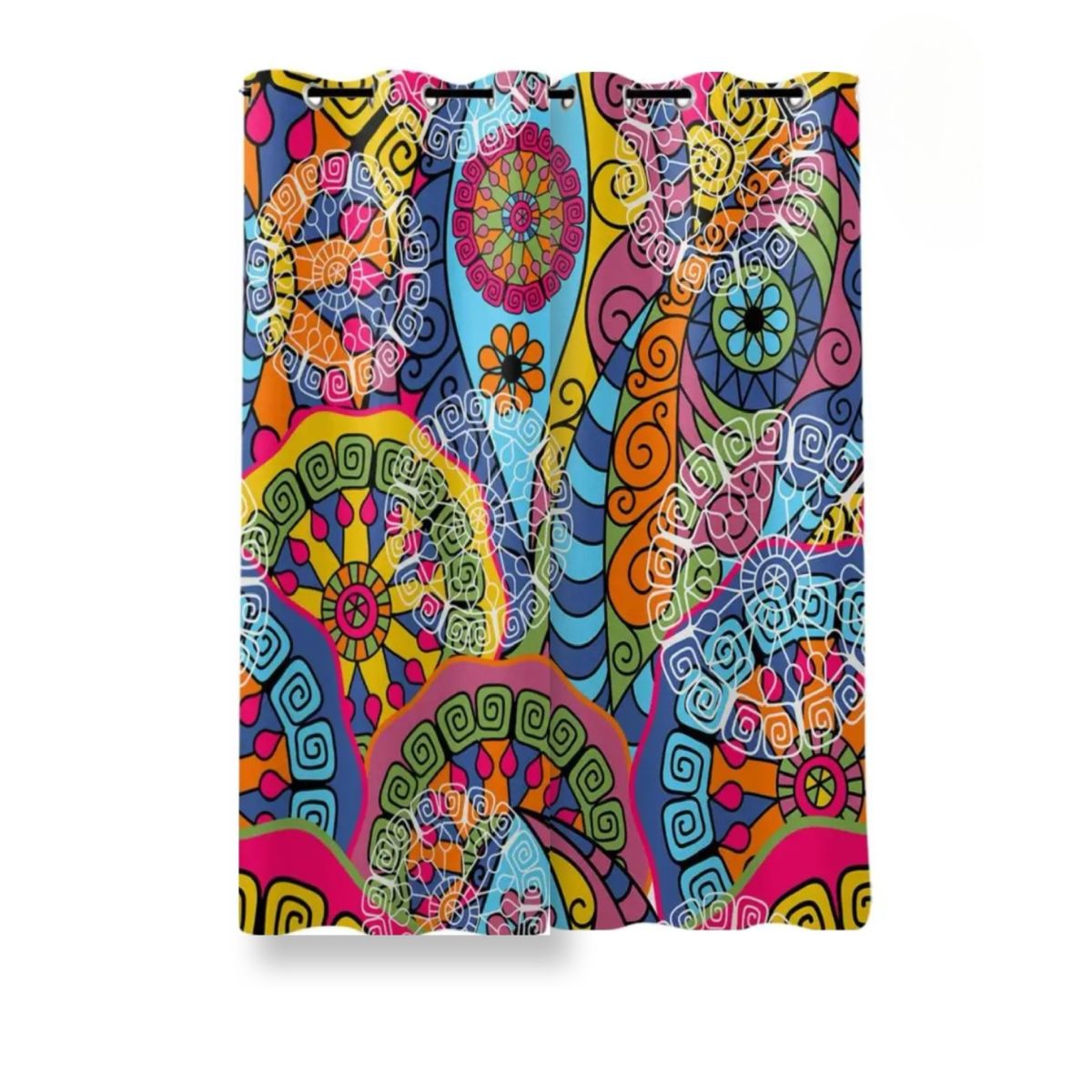 GENERICO - Cortina de Baño de tela mas FORRO Impermeable