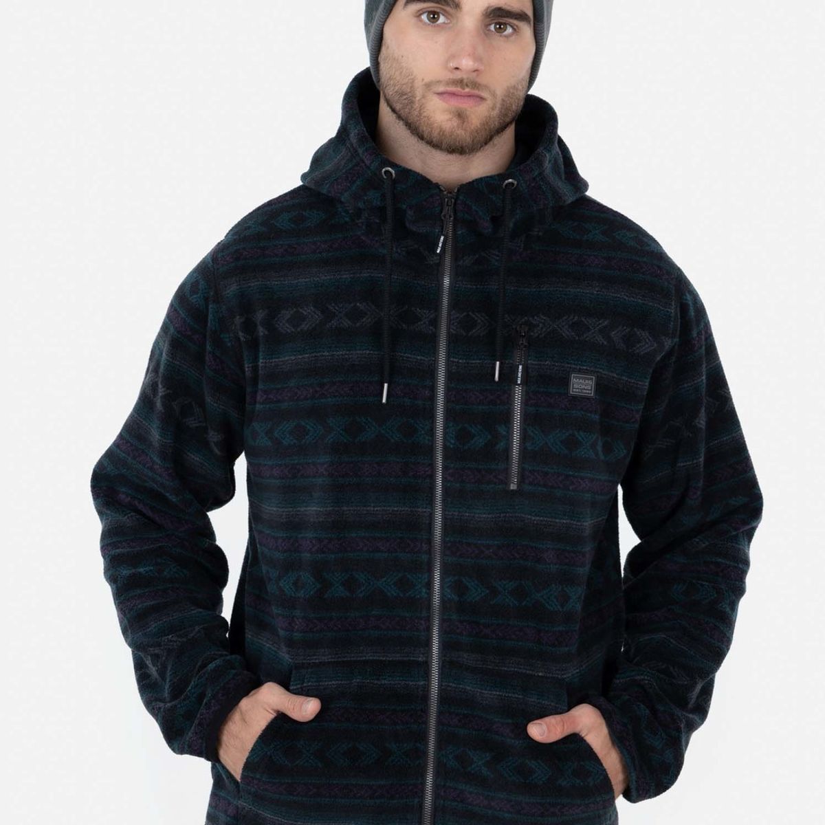 MAUI AND SONS - Poleron ETHNIC Hombre Multicolor Maui and Sons