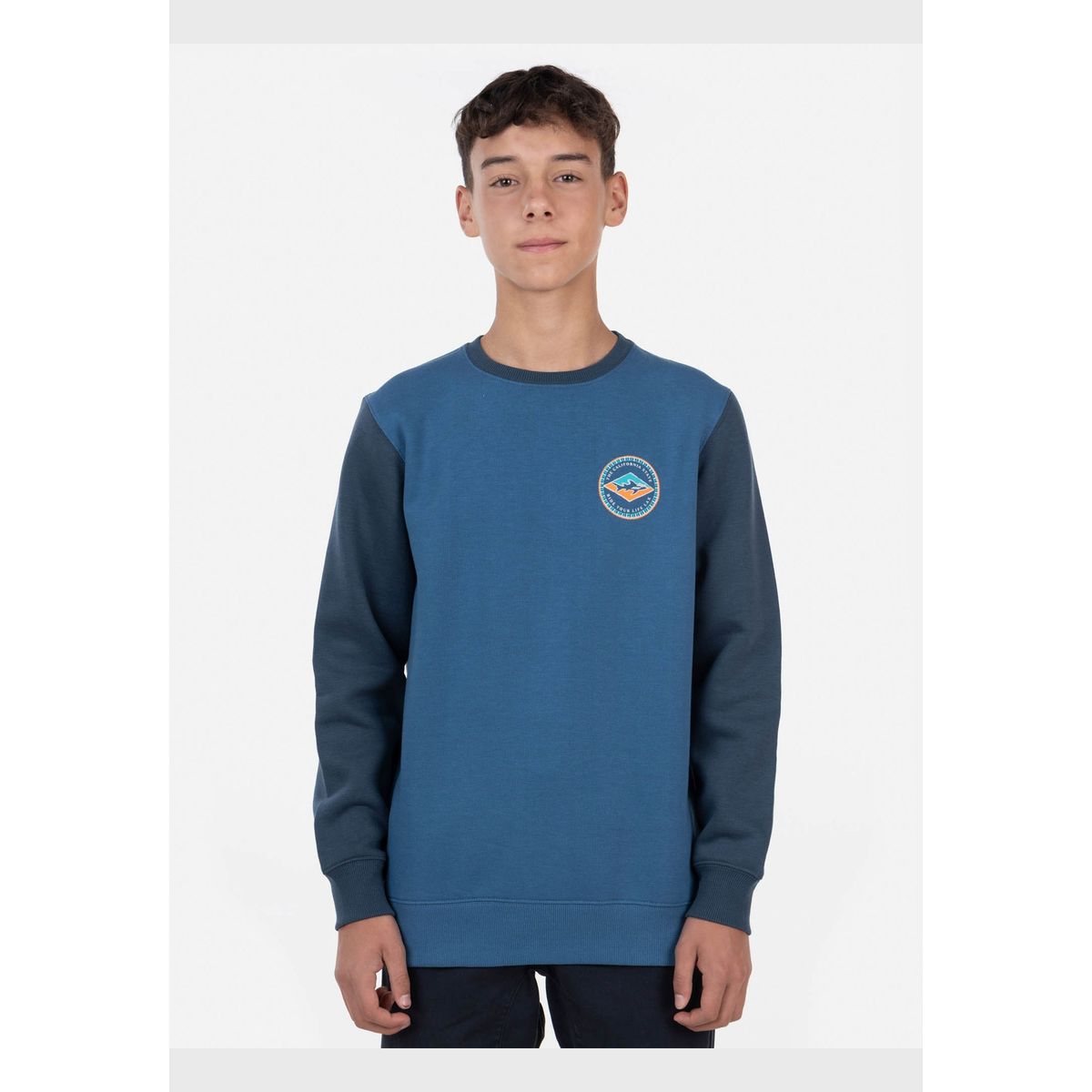 MAUI AND SONS - Poleron SHARK BICOLOR Juvenil Denim Maui and Sons