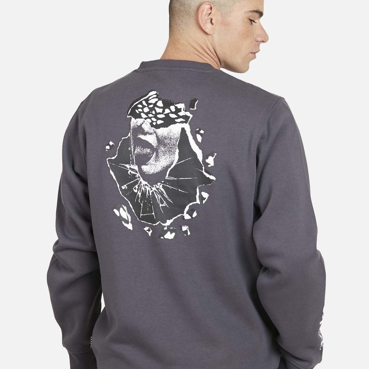 VOLCOM - Poleron BROKEN MIRROR Hombre Gris Volcom