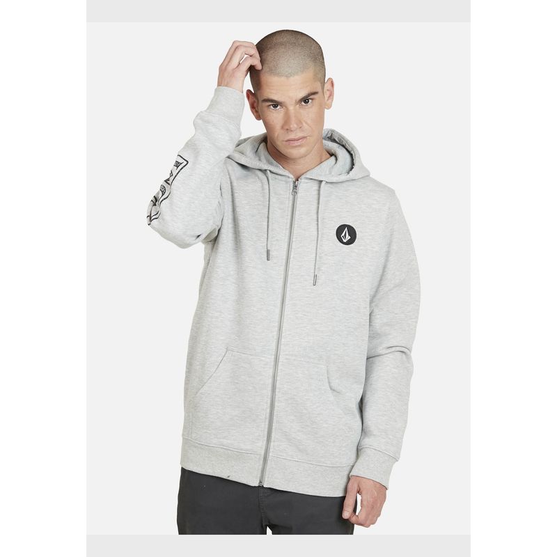 VOLCOM - Poleron VOLCOM KANGUROO INSIGNE Hombre Gris Volcom