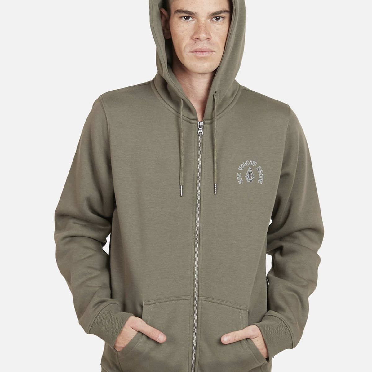 VOLCOM - Poleron VLCM STONE Hombre Verde Volcom
