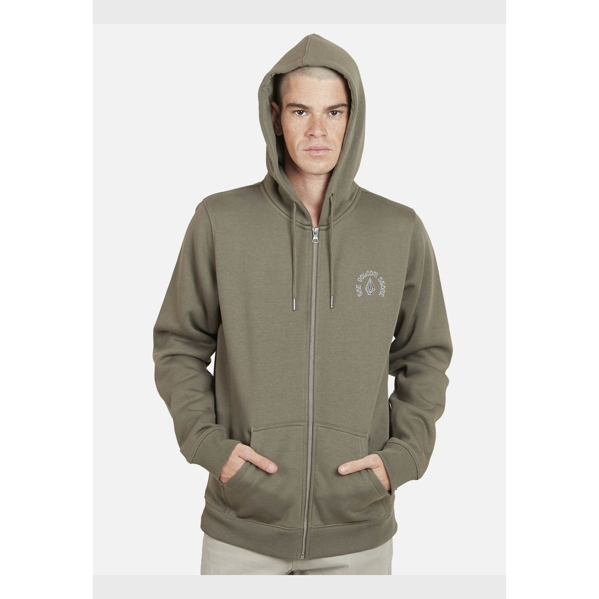 VOLCOM - Poleron VLCM STONE Hombre Verde Volcom