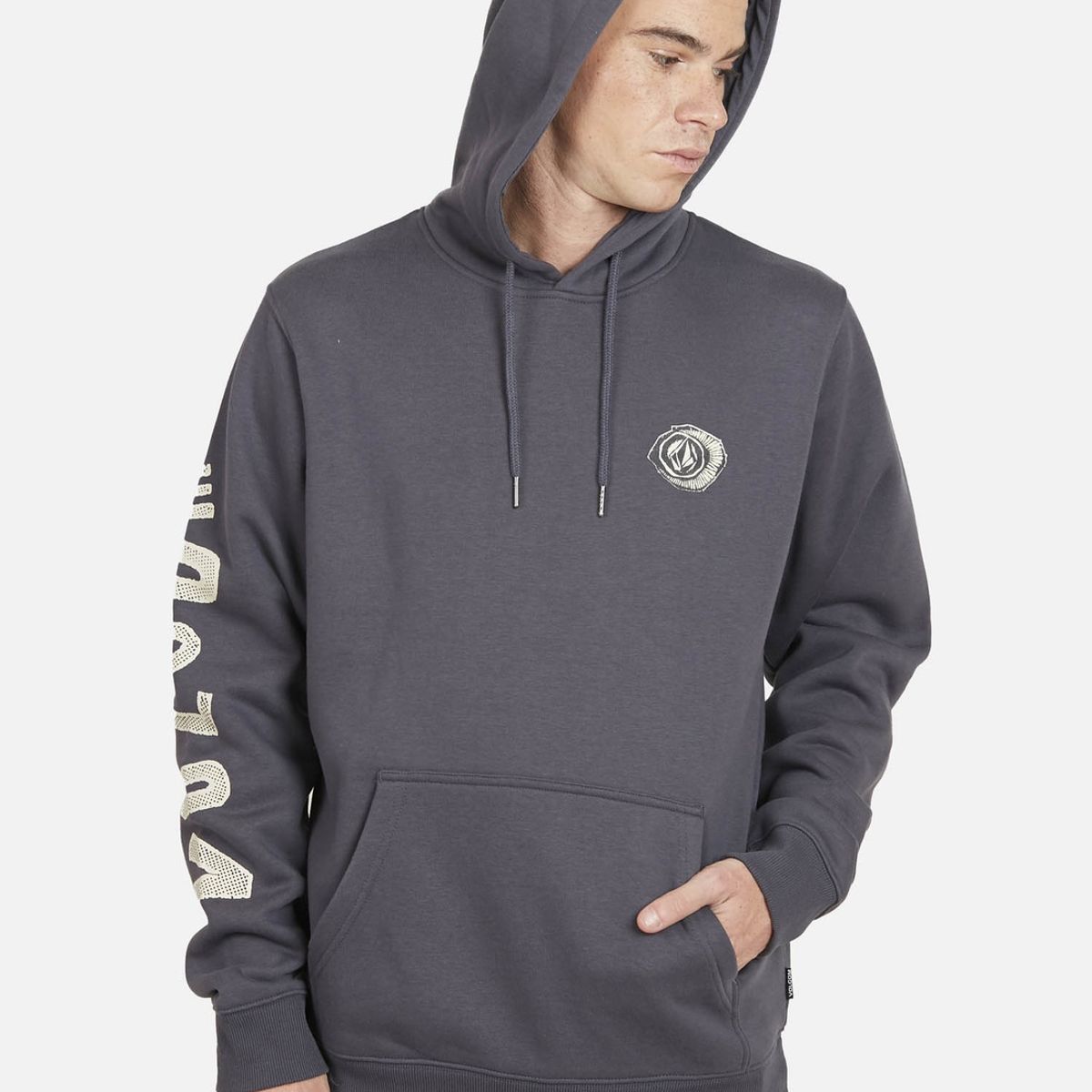 VOLCOM - Poleron VLCM CREW Hombre Gris Volcom
